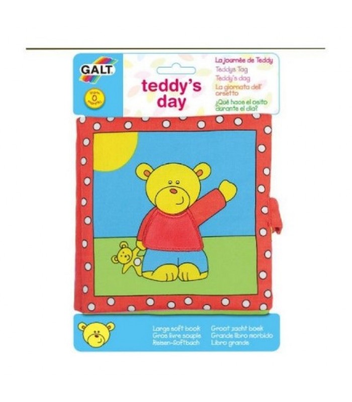 Carticica moale pentru bebelusi Galt – Teddy’s Day